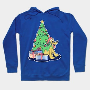 Pluto Around The Christmas Tree Hoodie